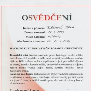 Lakatční poradce - osvědčení 